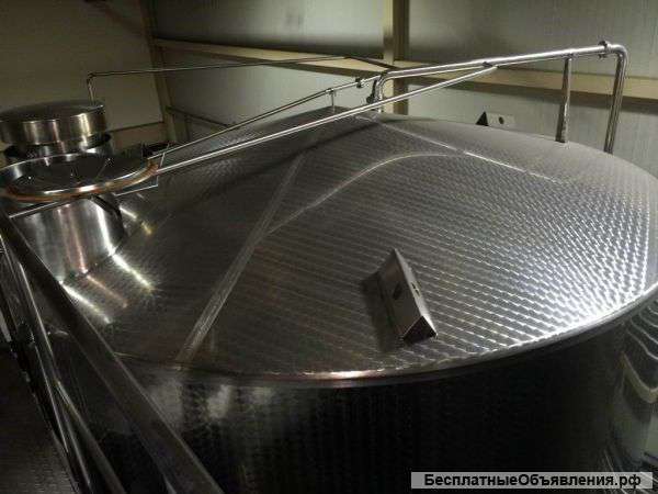 Емкости нержавеющие, объем 50 куб.м.