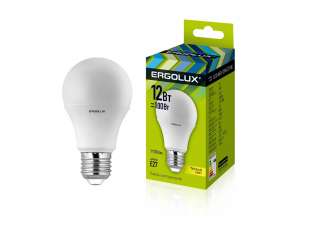 Новые лампы LED Ergolux LED-A60-12W-E27-3K