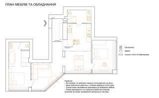 Квартира с панорамными окнами (26 этаж, 80 кв.) - 3,4м высота полки. Соломенский район.