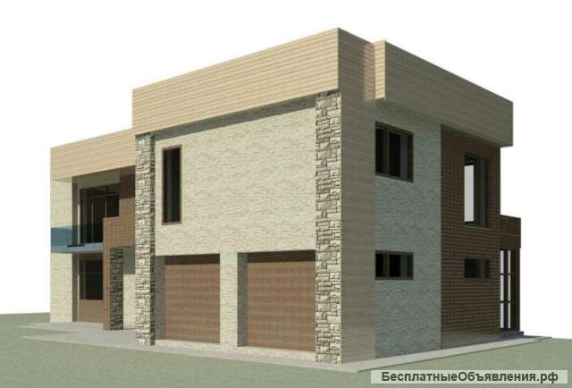 Строящийся дом