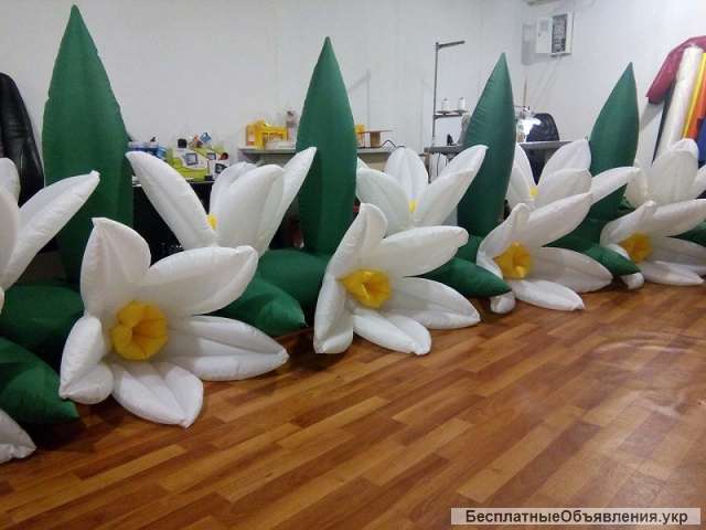 Надувные гирлянды и цветы Inflatable lanterns and apartments Цена за 1 м