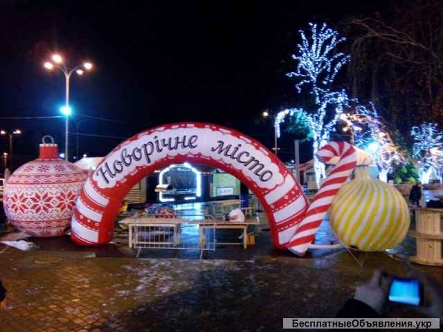 Надувные новогодние фигуры Inflatable Christmas Shapes