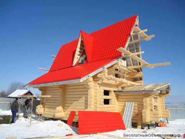 Оцилиндрованное бревно от производителя