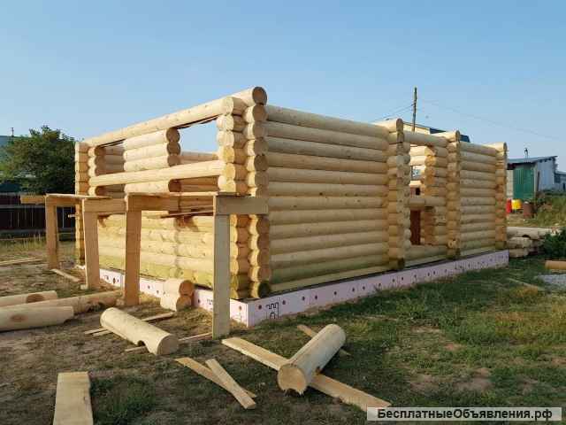 Оцилиндрованное бревно от производителя