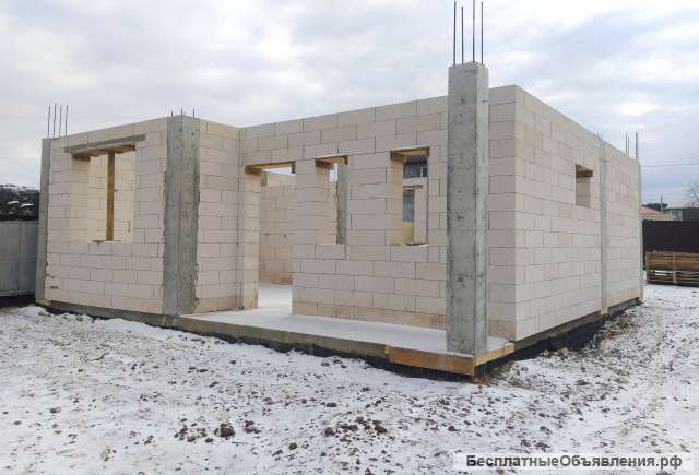 Кладка газобетона