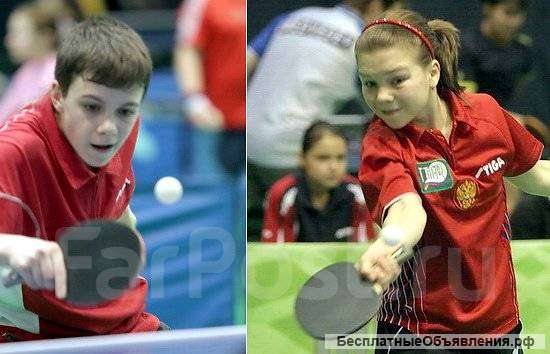 Настольный теннис утром днём вечером школа для детей