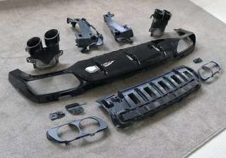 Диффузор AMG 53 S с черными насадками Mercedes 213