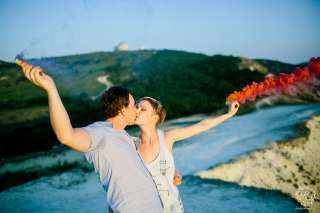 Цветной дым