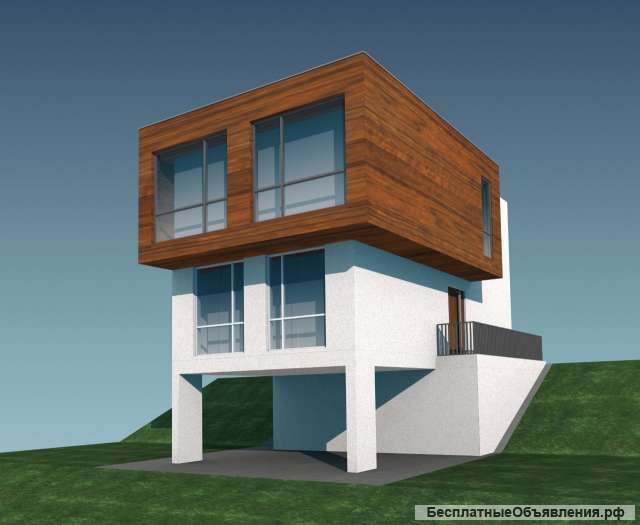 Дом, расположен в 200 метрах от федеральной трассы