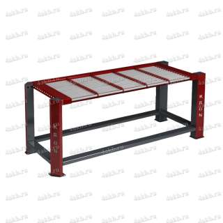 Длинный стеллаж из металла