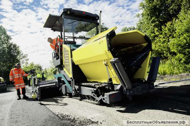 Услуги Асфальтоукладчиков VOGELE и VOLVO
