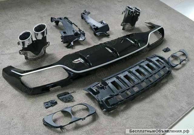 Мерседес е 213 диффузор с насадками 53 амг