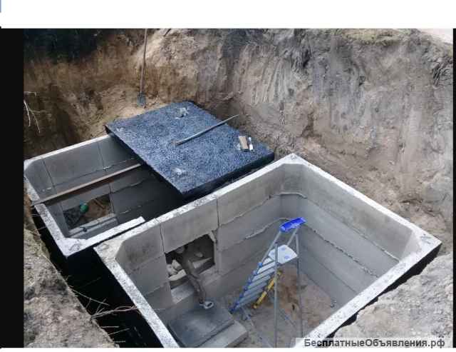 Погреб монолитный с вертикальным входом, Погреб монолитный с лазом от производителя