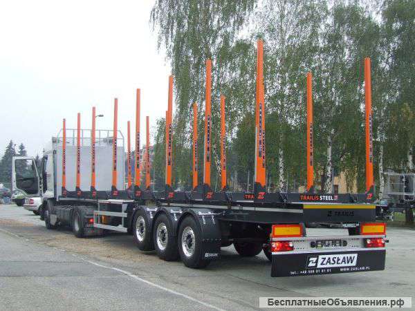 Полуприцеп лесовоз Zaslaw , Механическая подвеска