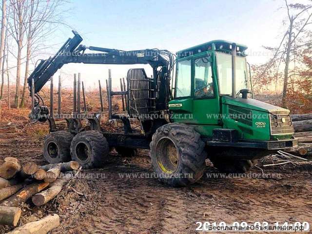 Форвардер JOHN DEERE 1010 D, из Европы