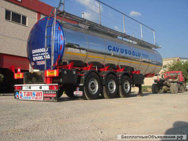 Полуприцеп цистерна для перевозки солода