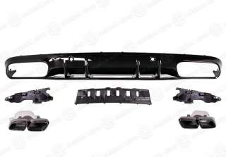 Диффузор AMG 63 S с насадками Mercedes C 205 Coupe w 205 coupe