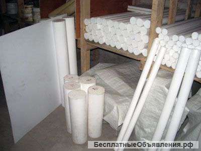 Фторопласт круги, листы