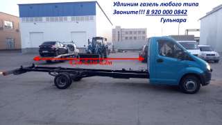 Удлинение газели, производство еврофургонов
