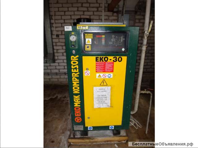 Компрессор винтовой воздушный ecomak 4400л. в мин