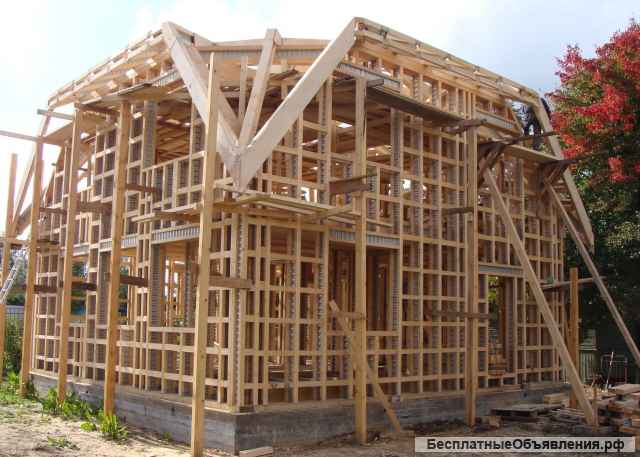 Строительная бригада в Московской области, все виды строительных работ из нашего материала