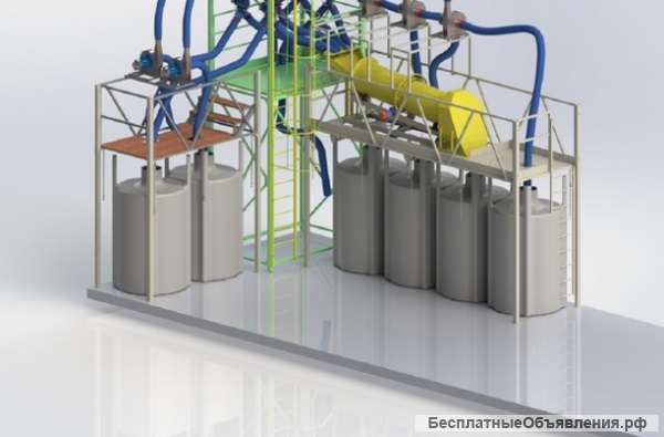 Промышленный миксер для сыпучих материалов