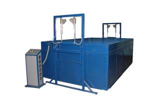 Печь для моллирования стекла с выдвижным поддоном с размером камеры 2,2*3,2м