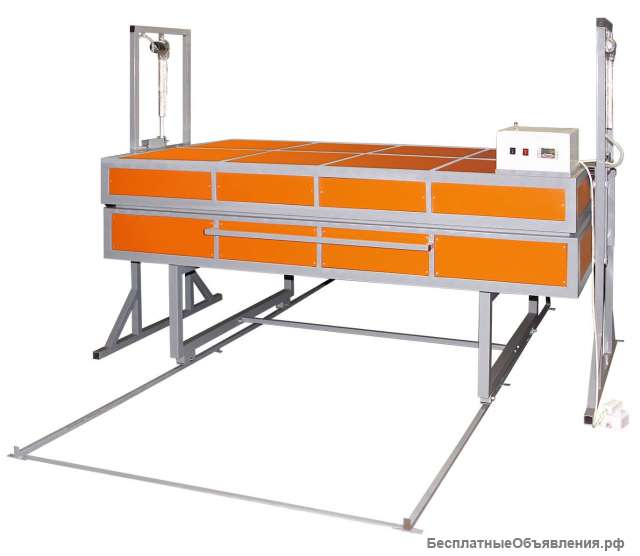 Печь для фьюзинга стекла 200*100*20см с выдвижным поддоном