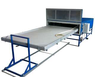 Печь для ламинирования стекла по EVA технологии с выдвижным поддоном 1,5*2.5м.