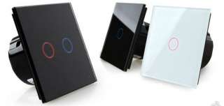 Сенсорные выключатели и розетки в стекле