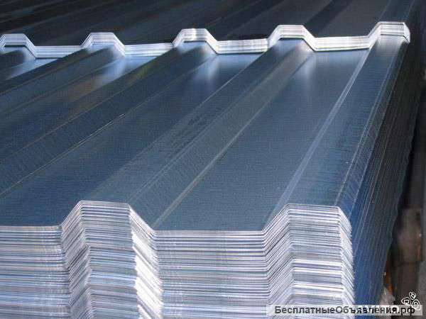 Профнастил С8, С20 (мп20) цинк