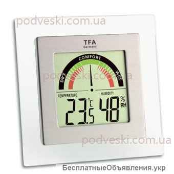 Цифровые комнатные термогигрометры, термометры уличные, барометры, метеостанции