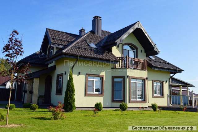 Нара. Эксклюзивный жилой комплекс элитного класса 280 кв. метров. Участок 12 соток. Граница с Новой