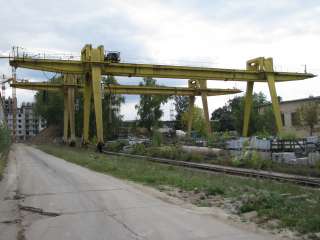 Кран козловой КК 20. Год вып. 1992. Адрес местонахождения: Долгопрудный, ул. Заводская, 2