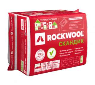 Базальтовый утеплитель Rockwool Скандик 50 мм