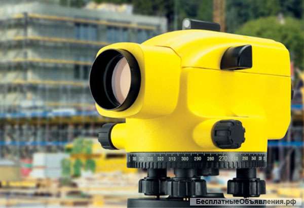 Работа с нивелиром