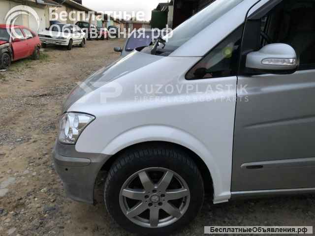 Стеклопластиковые крылья на mercedes vito w639