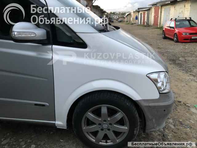 Стеклопластиковые крылья на mercedes vito w639