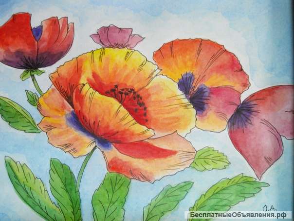 Мастер-класс "Акварель"