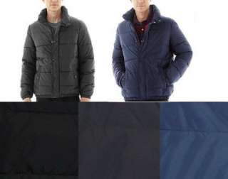 Levis Mens Puffer Jacket Coat Lightweight Nylon Solid size S M NEW
