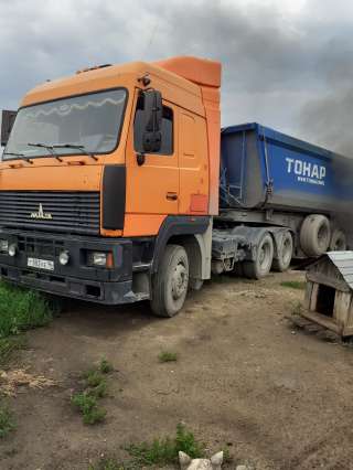 Автопоезд МАЗ 6430 и прицеп ТОНАР