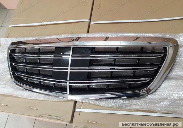 Решетка рестйлинг Mercedes S 222 мерседес 222 хромированная