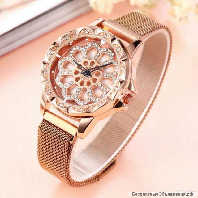 Стильные женские часы flower diamond (new)