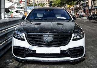 Решетка радиатора AMG черная Mercedes S 222 мерседес 222