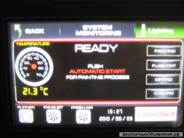 Пульт для покрасочной камеры