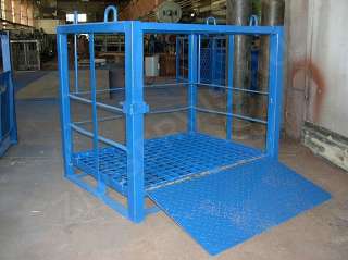 Паллеты и пункты для хранения газовых баллонов-производство