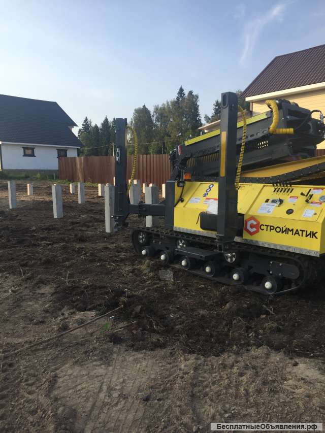 Фундамент на жб сваях