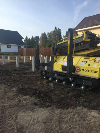 Фундамент на жб сваях