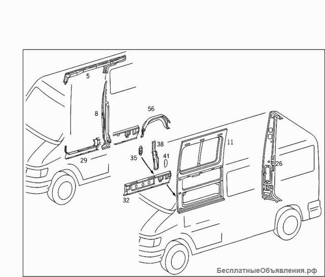 Кузовные детали для Спринтер