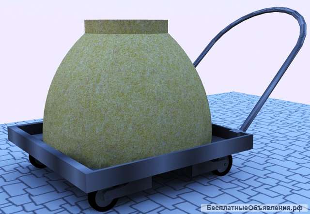 Изготавливаем тандыр на колесах